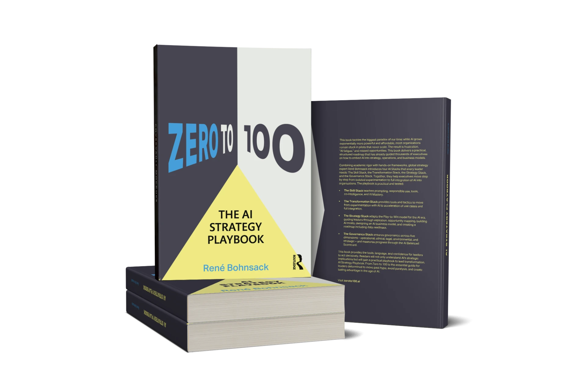 The AI Strategy Playbook: From Zero to 100 by René Bohnsack, front cover